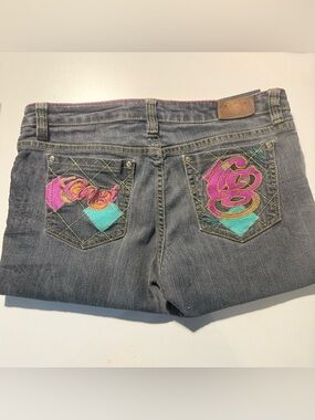 Vintage COOGI Y2K Low Rise Jeans Embroidered Back Pocket Size 11 12